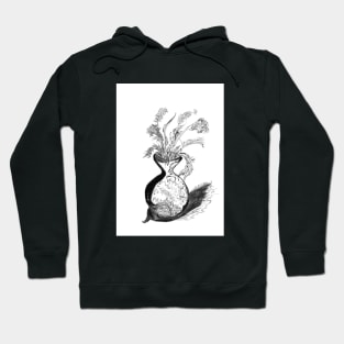 Black and white jar Hoodie